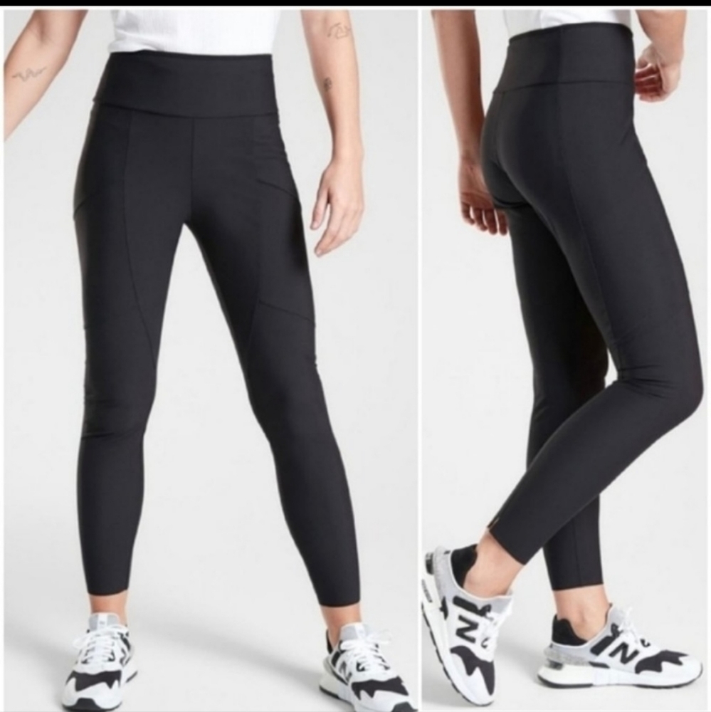 Athleta Stellar City Tights black sz 6